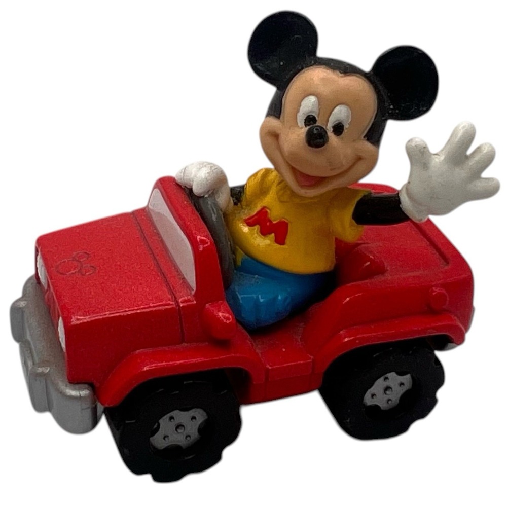 2000 MATTEL Disney Metal Mickey Mouse Character Diecast Toy Car Jeep Offroad VTG